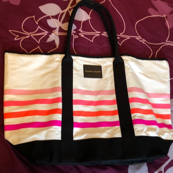PINK Victoria's Secret Handbags - Never used Victoria’s Secret bag 🌅bright colors🍍